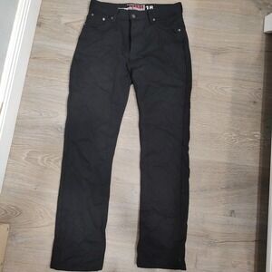 Chams‎ Jeans Sz 18 Boys Youth  Black Denim Slim Straight Casual Mid Rise Y2k